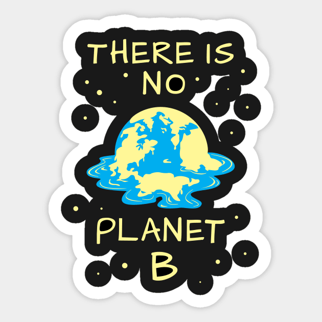 No planet B Sticker by teejaya